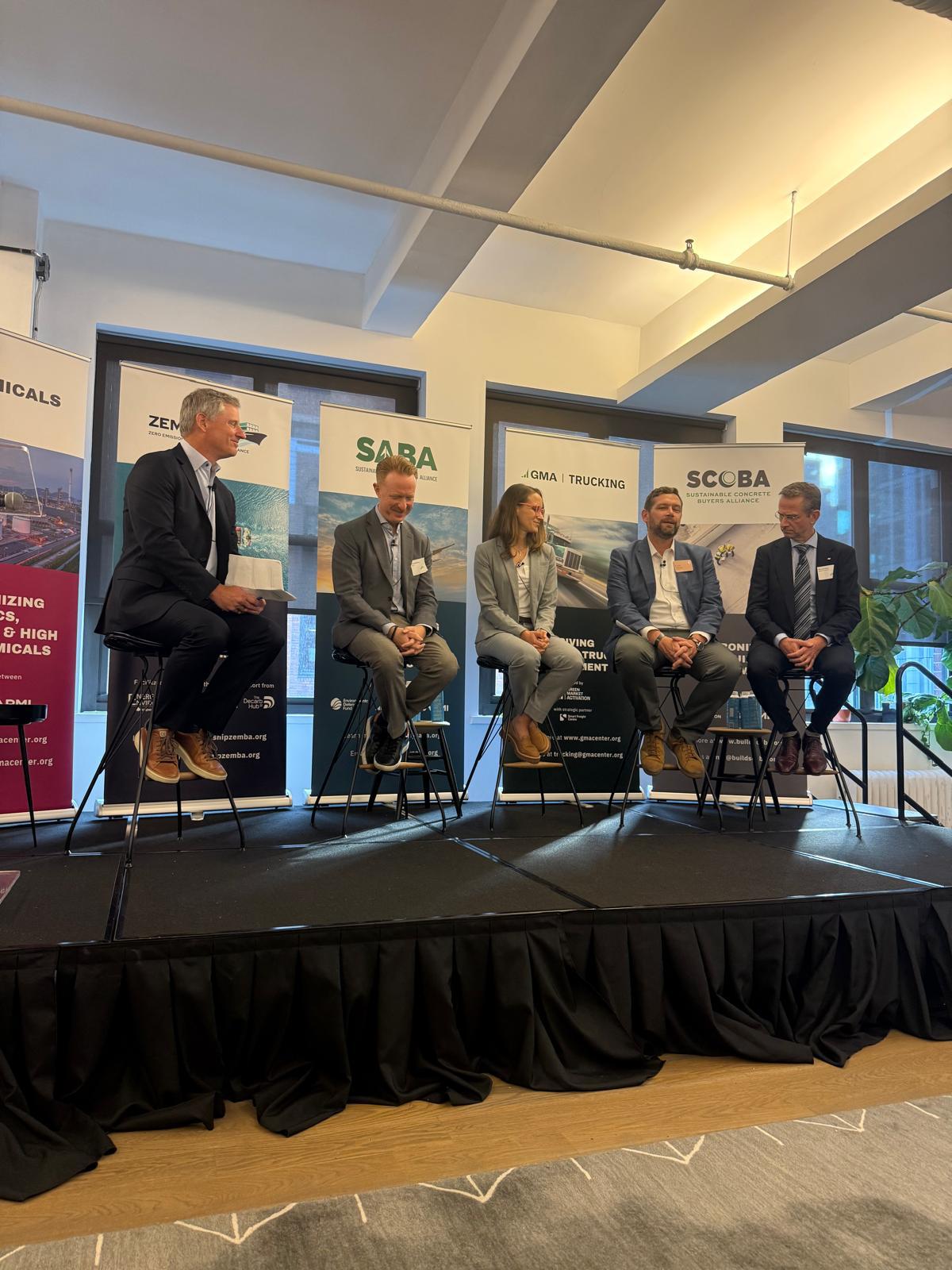 Johan Reunanen on panel at New York Climate Week